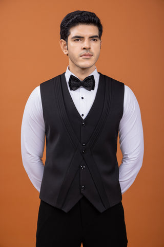 BLACK DESIGNER VELVET TUXEDO