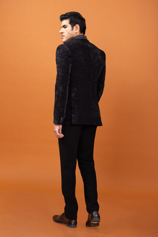 BLACK DESIGNER VELVET TUXEDO