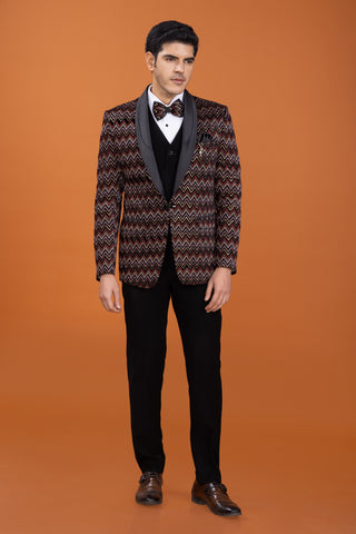 DARK RED RANGIN TUXEDO