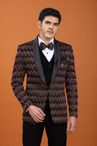 Dark Red tuxedo for men wedding