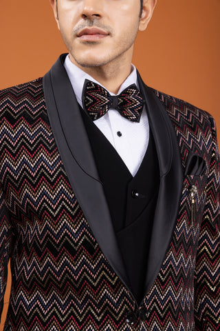 DARK RED RANGIN TUXEDO