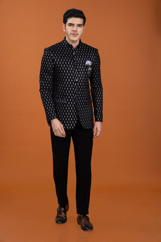 Black Jodhpuri Set for men