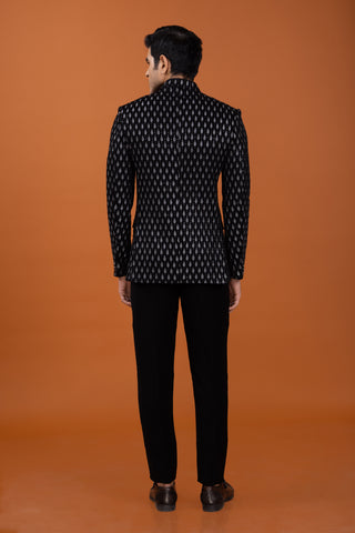 BLACK PEARL JODHPURI SET