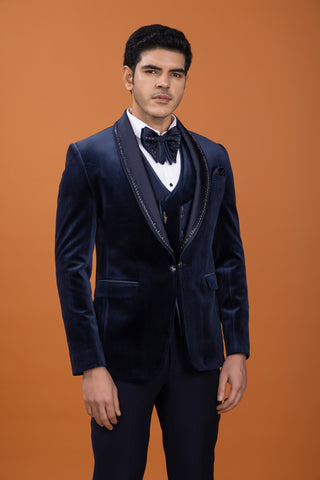 Navy blue designer Tuxedo for Men