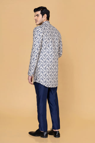 ARCTIC SKY SILK INDO WESTERN