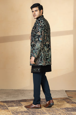 BLACK FOREST SHRUG INDO WESTERN