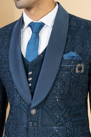 RAMA EMBROIDERED TUXEDO