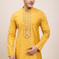 Yellow Kurta Pajama For Men For Haldi