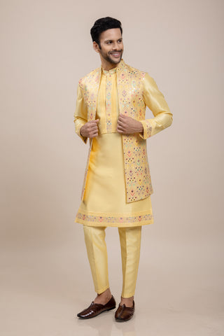 Haldi outfits for Men wedding