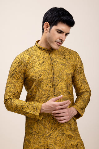 Yellow Kurta Pajama