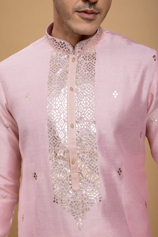 Pink Kurta Pajama For Wedding