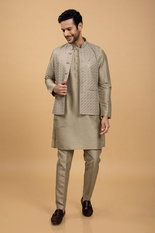 PISTA LAJAWAB JACKET KURTA SET