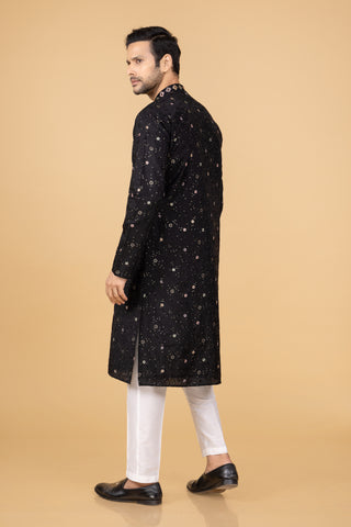 BLACK MIRROR KURTA SET