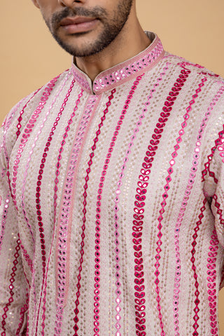 Pink Kurta Pajama For shaadi