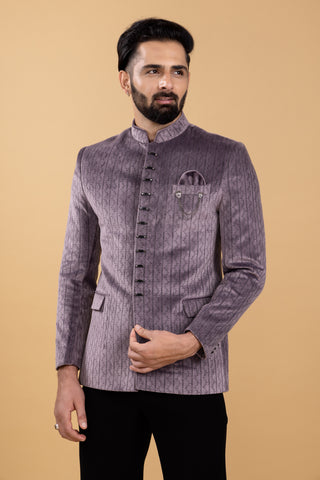 Purple Velvet Jodhpuri