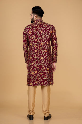 Kurta Pajama Set Red 