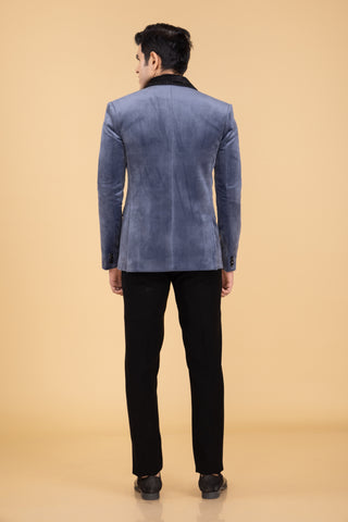 OBTUSE BLUE VELVET TUXEDO