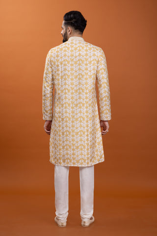 Yellow Kurta Pajama Haldi