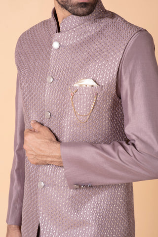 LILAC SHRUG JODHPURI