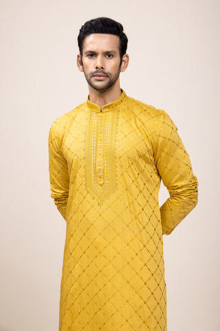 Yellow Haldi Kurta Pajama