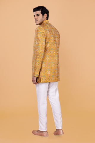 YELLOW SUNFLARE INDO WESTERN