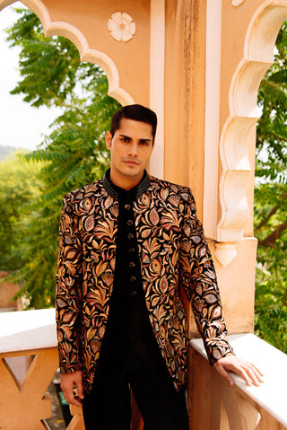 NIGHT FOREST BLACK SHRUG INDO WESTERN