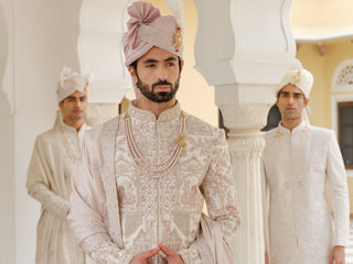 RANGMANCH PEARL EMBROIDED SHERWANI SET