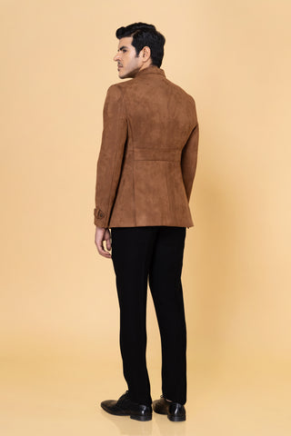 CAMEL BANDHGALA BLAZER